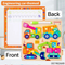 Kindergarten Wood DIY Engineering Vehicle Toys Cartoon Animal Traffic Assembled Jigsaw Puzzle Games Toy for Baby Kids