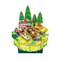 97PCS 3D Puzzle Maker DIY Jigsaw Puzzle Board Educational Personalized Kids Wooden Rotatable Song Music Box Toy Made in China