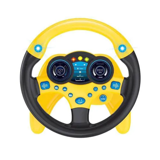 Kids Children Plastic Electronic Educational Interactive Baby Steering Wheel Toys