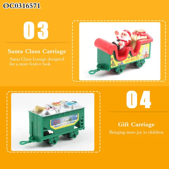 Wholesales Hot Selling Tracking Train Set Electric Toy with Light Music Christmas Gifts New Year Kids Hot Toys for Children