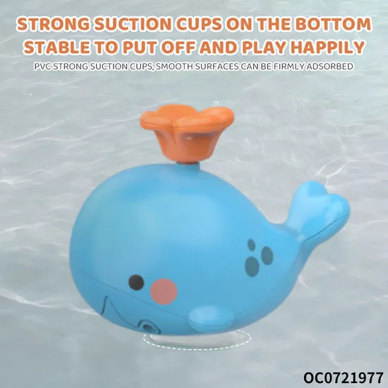 Wholesale Children Electric Whale Float Shower Bath Spray Whale Dolphin Shower Toy