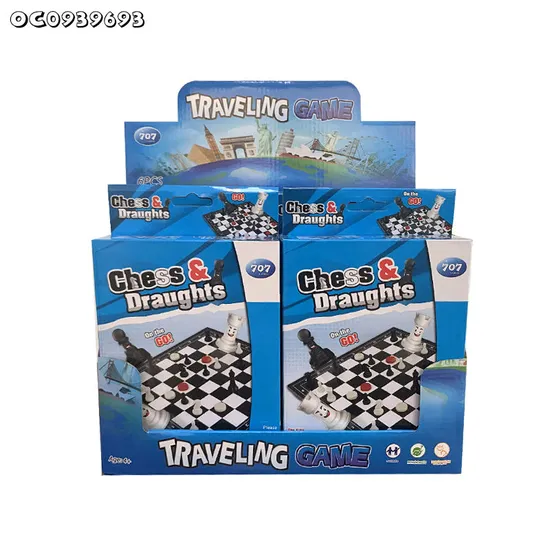 Wholesale Kids International Foldable Children's Plastic Classic Chess Board Game