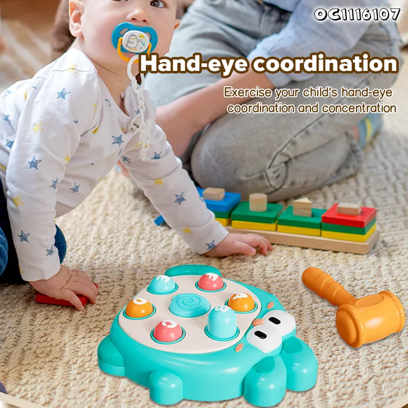 Wholesale Interactive Electronic Kids Baby Whack a Mole Interactive Hammer Family Board Game