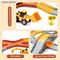 Gift DIY Flexible Racing Game Puzzle Track Cars Set Toy Small Electric Engineering Truck Toy for Kids with Assembled Slots