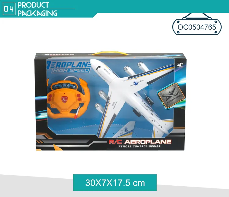 Wholesale Small Plastic Airplane Remote Control RC Helicopter Plane with Light