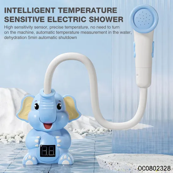 Wholesale Children Bathroom Shower Elephant Flower Sprinkling Baby Bath Spray Water Toys