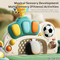 Hot Selling New Born Wholesale Play Soccer Training Gym Activity Mat Sensory Mat