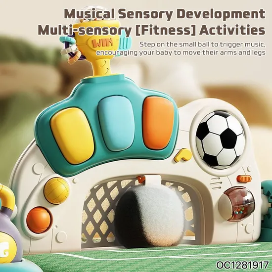 Hot Selling New Born Wholesale Play Soccer Training Gym Activity Mat Sensory Mat