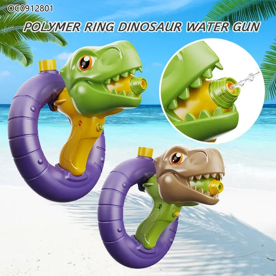 Summer Game Outdoor Beach Play Dinosaur Wrist Gun Plastic Gift Automatic Large Capacity Electronic Water Guns for Children