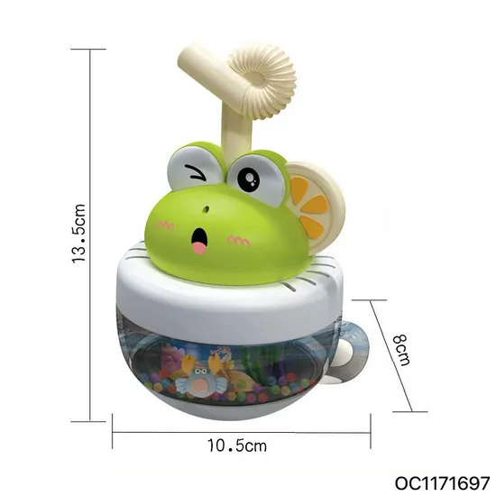 Cartoon Frog New Arrival Cheap Baby Children Bath Water Gun Shooting Game Summer Plastic Children Kids Water Gun Bath Toy