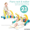 Baby Gym Crawling Musical Play Mat Modern Baby Training Mat with Pedal Piano