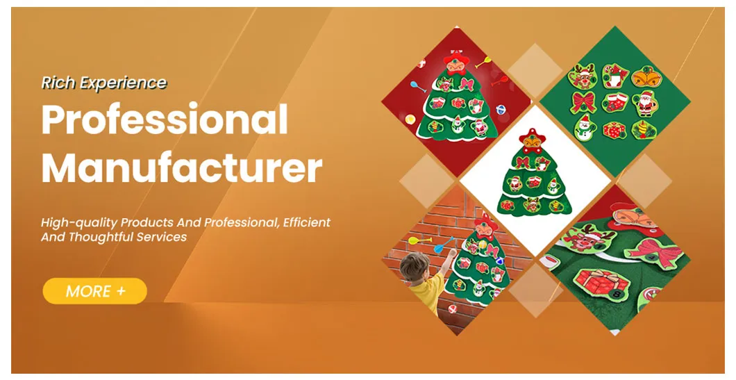 DIY Christmas Tree Toddlers Safe Decoration Throwing Dartboard for Indoor Sport Games
