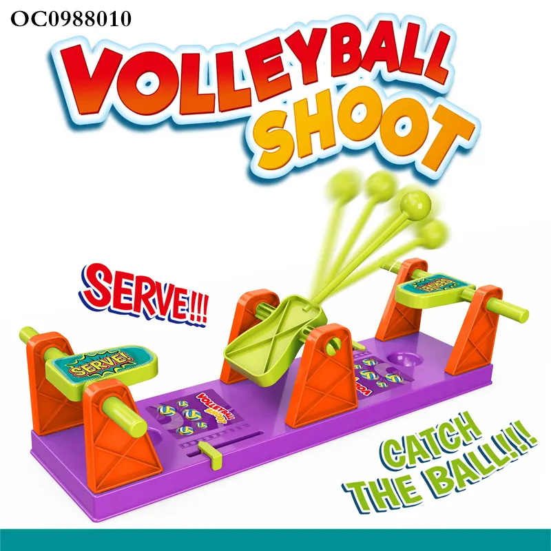 2 Players Ball Shooting Machine Volleyballboard Interactive Games for Kids Children
