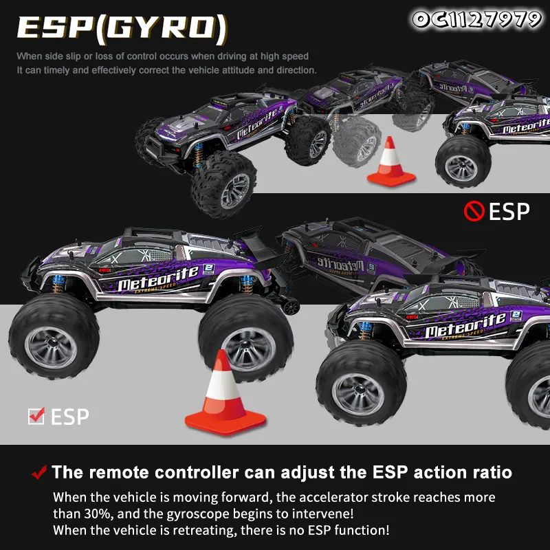 Plastic Wheel Stunt High Speed Wireless Remote Control RC Car