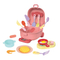 Kids Toddler Educational Pretend Cooking Games Play Set Happy Kitchen Toys for Sale with Plastic Tableware and Simulation Food