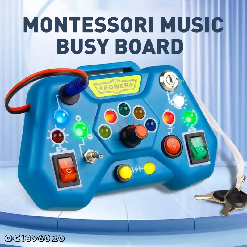 Portable Switches Snap Buttons Circuits Light Busy Board Game Stem Toys Educational New 2025 Physics Toys Science Electronic Kit