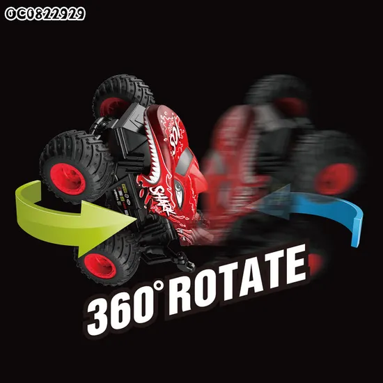 Wholesale Drift Remote Control Shark Stunt Toy 360 Rotation Car with Light Music