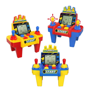 2 Players Interactive Custom Design Children Educational DIY Toys and Hand Held Games Console for Kids Ages 6-12 Boys