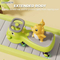 Good Quality Dinosaur Design 360 Degree Rotating Plastic Electric Baby Swing Car Ride on with Music and Flashing Light Wheels
