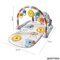 Hanging Animals Rattle Eco-Friendly Safety Baby Playmat Newborn Playing Gym and Hot Selling Fitness Mat