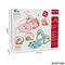 Portable Baby Activity Gym Play Mat with Hanging Toys for Baby 6-12 Months with Light up Musical Keyboard Fidget