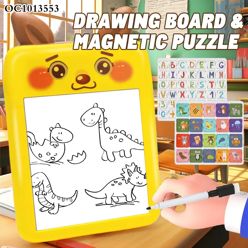 Children Game Matching Puzzle Drawing Writing Board Stem New Montessori Toys Early Educational Toys with Colorful Pens Wholesale