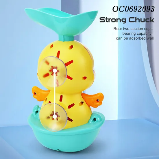 Transparent Gear Duck Baby Shower Head Gift Set Sprinkler Bath Toys Bathtub New Bath Toys