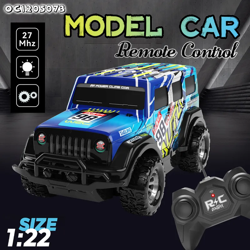 Large Size RC Race off Road with LED Light for Kids Drift Games with Remote Control Wholesale Toys Cars