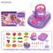 New Pretend Baby Preschool Educational Learning 2026 Electric Kids Kitchen Toy Set News Cooking Tableware with Simulation Food