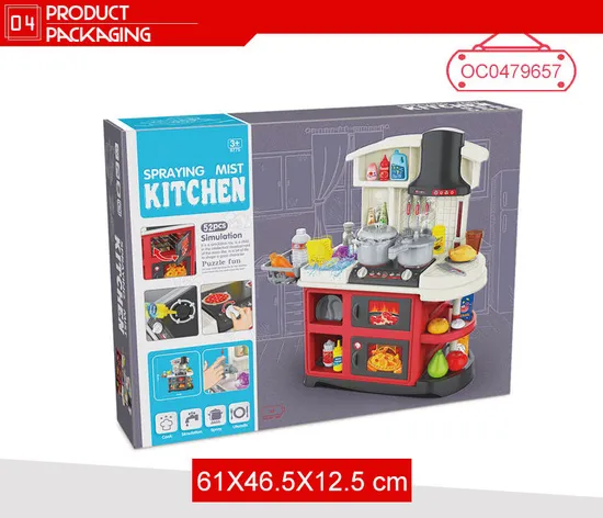 Modern Luxury Household Items Miniature Kitchen Toys Play Set for Cooking