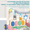 Educational Baby Gym Mat Cotton Baby Play Mat Musical Safety Portable Sensory Play Mat for 6-12 Months