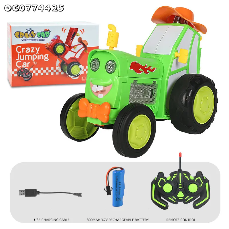 Wholesale RC Hobby Kids Remote Control Stunt Car with Light and Music