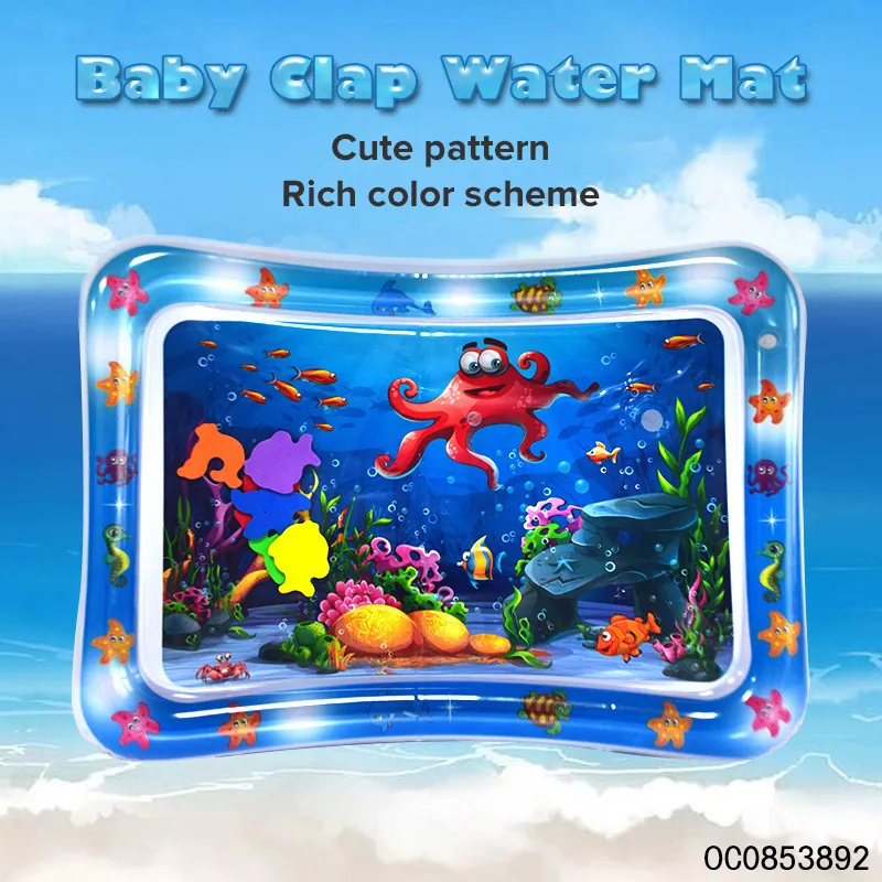 Summer Soft Safe Portable Cooling Mat Baby Kids Sensory Mats Inflatable Activity Training Water Play Mat