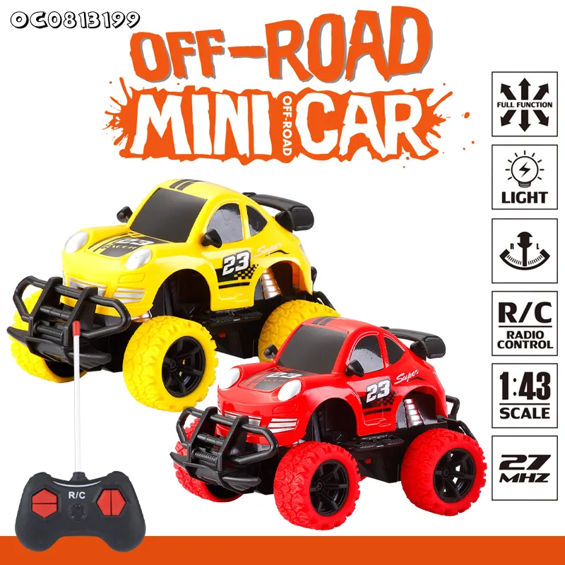 Wholesale 1: 43 Scale Electric off Road Toy Drift Remote Control RC Car with LED Light