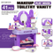 Fashion Make up Girls Beauty Toy 2 in 1 Dress up Game Role Play Toy Beauty Vanity Table with Mirror Multi Accessories Whole Sale