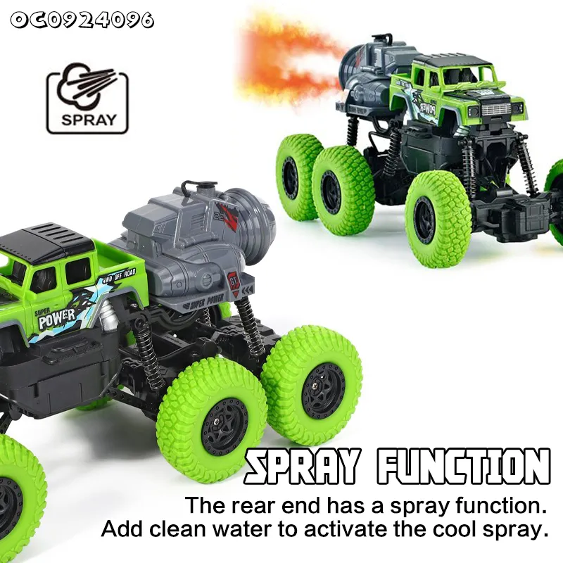Remote Control off Road Vehicle Toys 6 Wheel RC Drift Hobby Grade Car for Kid