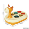 Plastic Geometric Shape Electric Musical Cognitive Sensory Educational Toy with Light