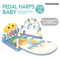 Newborn Pedal Musical Piano Creative Training Play Gym Soft Safe Mat with Hanging Toys