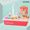 Vegetable Dish Washing Toy Set Kitchen Sink with Accessories Toys for Pretend Play