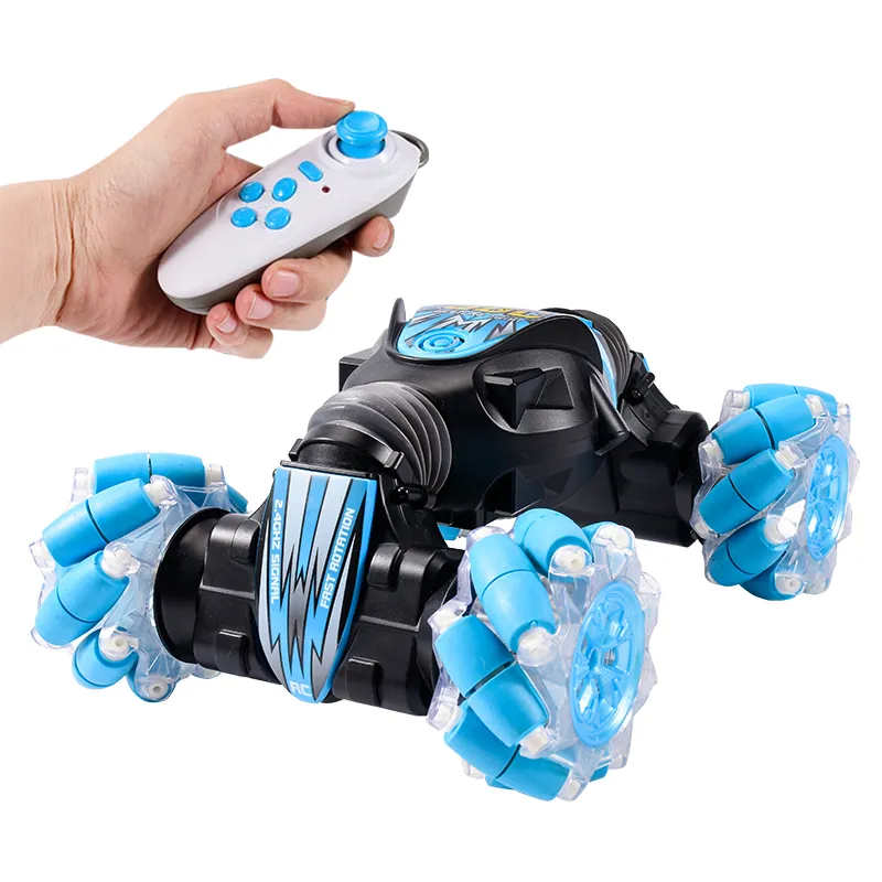 4WD Radio Controlled Racing Car Control Stunt Twist with Music Light Wholesale Remote Control Toy Car