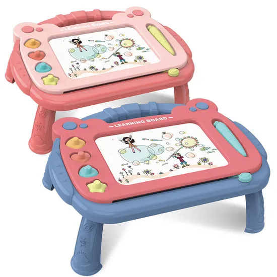 Kid Coloring Set Magnetic Writing and Drawing Board Toy with Pen Accessories