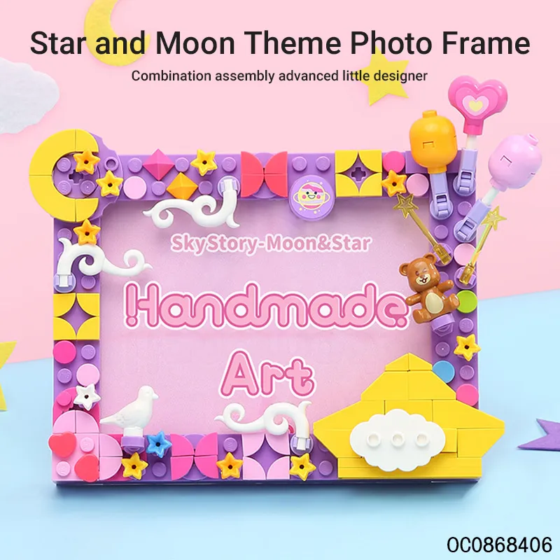 Kids Custom Building Blocks Photo Frame Educational Baby Toys for Sale