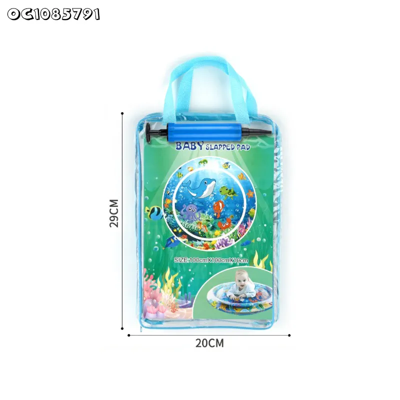 Non Toxic Sensory Play Mat Safety Cooling Tummy Time Waterproof Activity Gym Water Play Mat