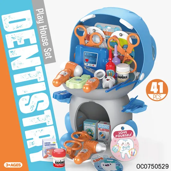 Role Play Teeth Pretend Medical Wholesale Montessori Interactive Creative Doctor Sets Toy for Kids