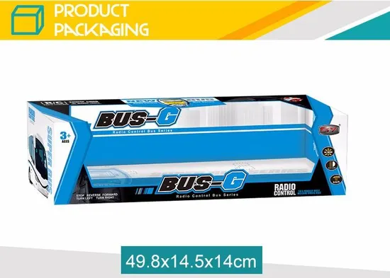 Wholesale Radio Control Light Plastic RC Vehicle Remote Control Bus Toy