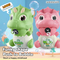 Wholesale Summer Outdoor Products Electronics Item Plastic LED Bubble Making Machine Dinosaur Shape Toys