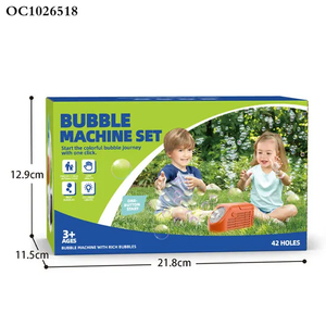 Summer Children's Soap Bubble Toys Wholesale Bubble Water Blaster Toy Bubble Maker Machine