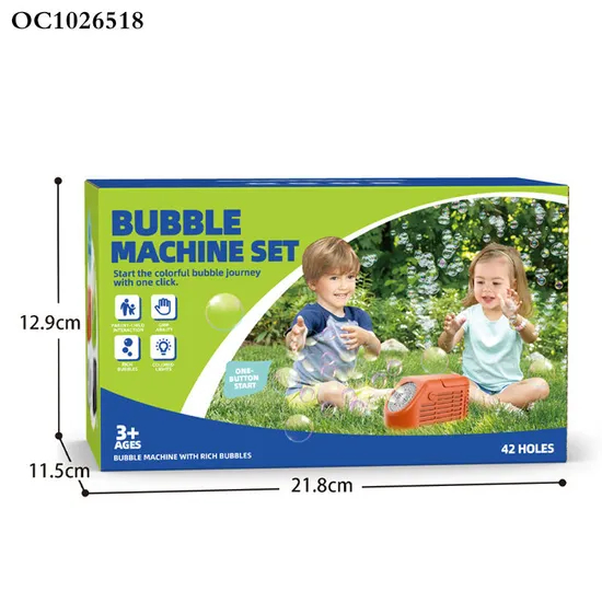 Summer Children's Soap Bubble Toys Wholesale Bubble Water Blaster Toy Bubble Maker Machine