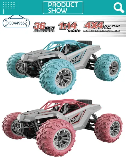Wholesale Four Wheel Drive Electric High Speed Wholesale 1/14 Scale Remote Control RC Car