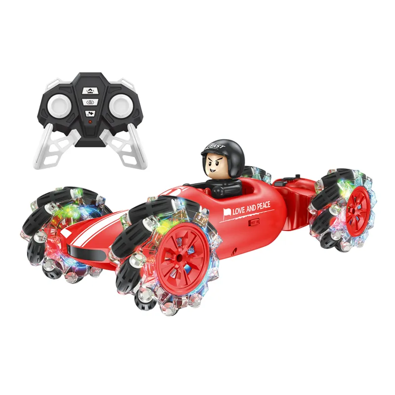 Wholesale Spray Function Radio Control Robot Advanced Technology RC Stunt Twisting Car Toy